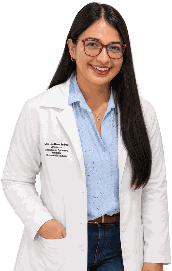 Dra. Lina Gama, optómetra especialista en Optometría Pediátrica y directora de Centro Ocular Gamavisión